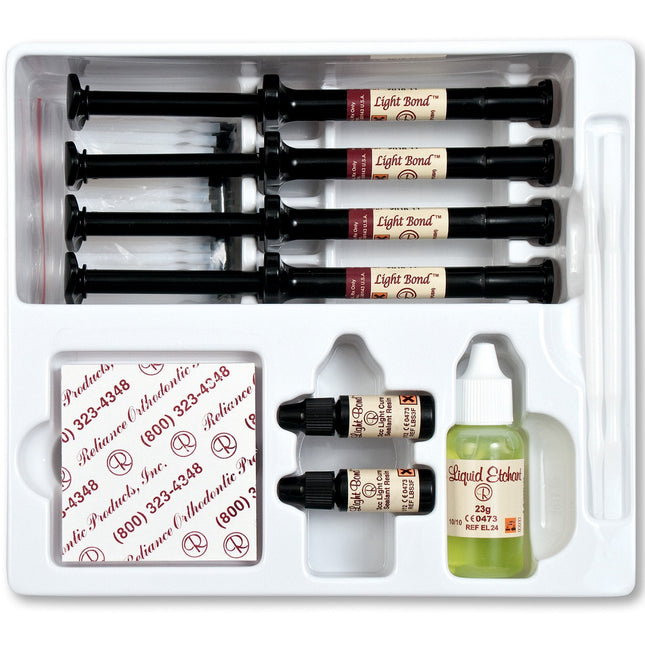 Light Bond Kit With Paste in Push Syringes Non-Fluoride 