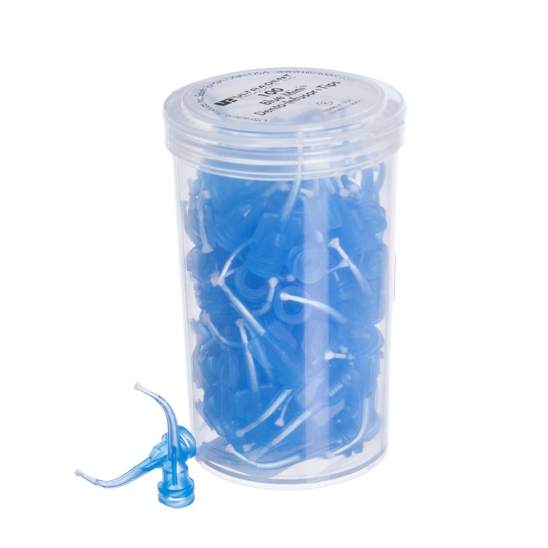 Blue Mini Dento-Infusor Tips 100pk 