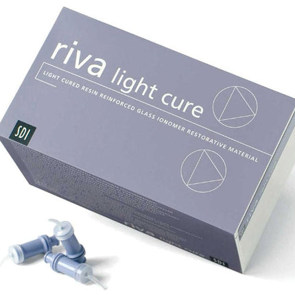 Riva Light Cure Glass Ionomer Capsules A2 
