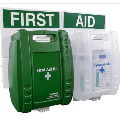 Evolution British Standard Compliant Eyewash & First Aid Point