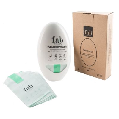 FabLittleBagâ„¢ Bundle - 100 Disposal Bags and Dispenser
