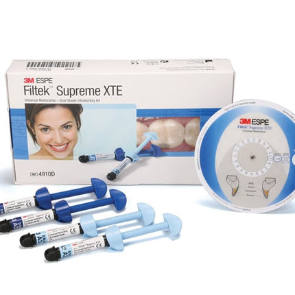 Filtek Supreme XTE Universal Restorative (Composite) Syringe Dual Shade Intro Kit 