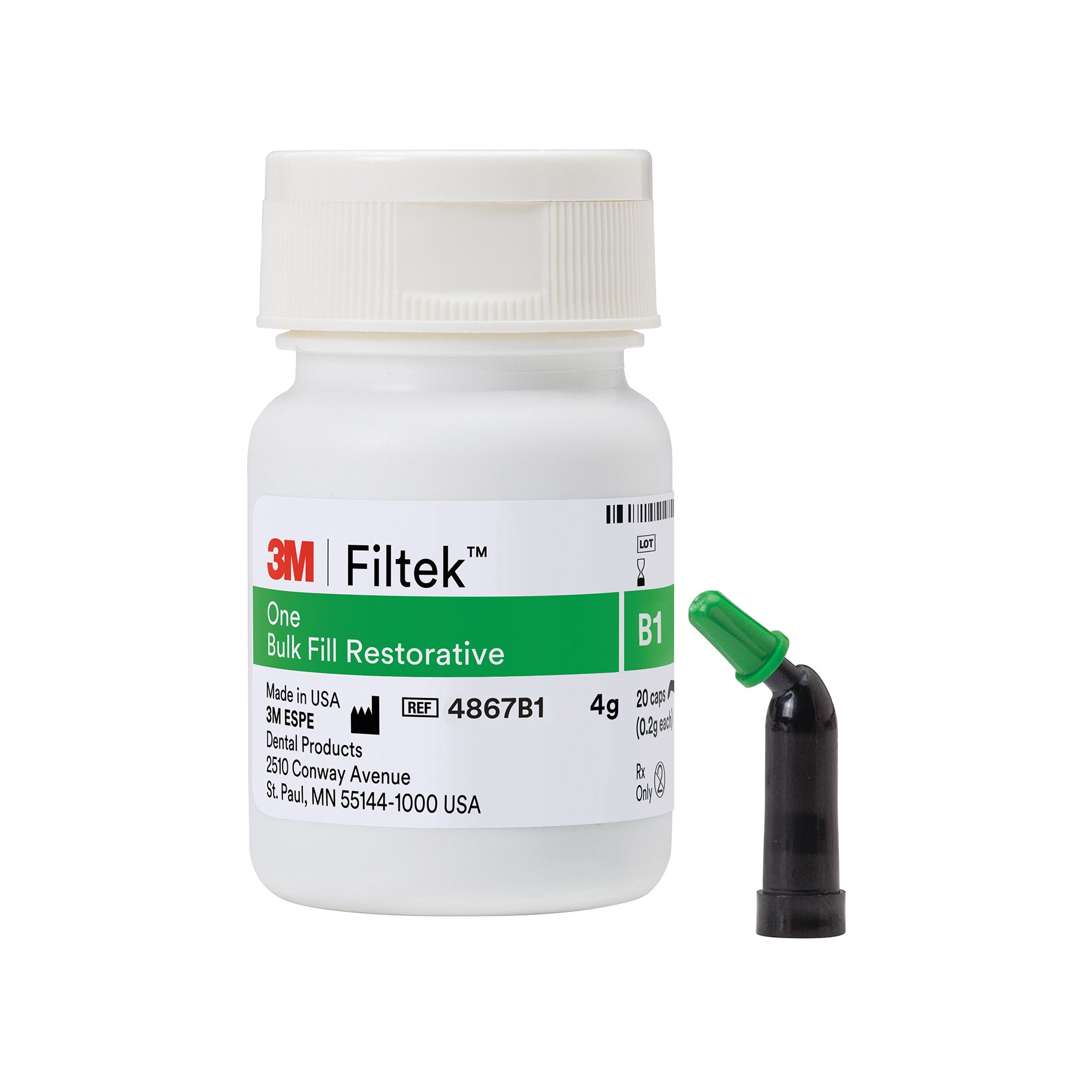 Filtek One Bulk Fill Restorative (Composite) Capsule Refills B1 