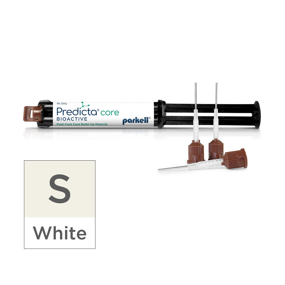 Predicta Bioactive Core Dual-Cure Core Build-up White Stackable 