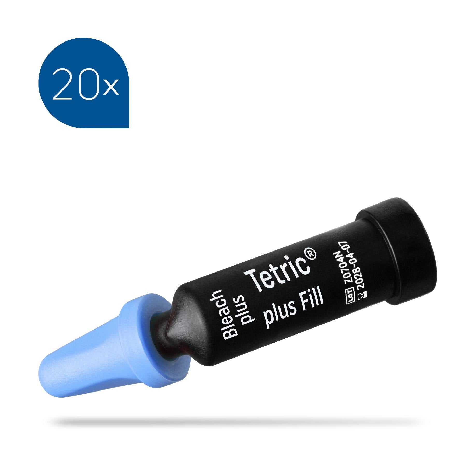 Tetric plus Fill Cavifil Bleach plus 