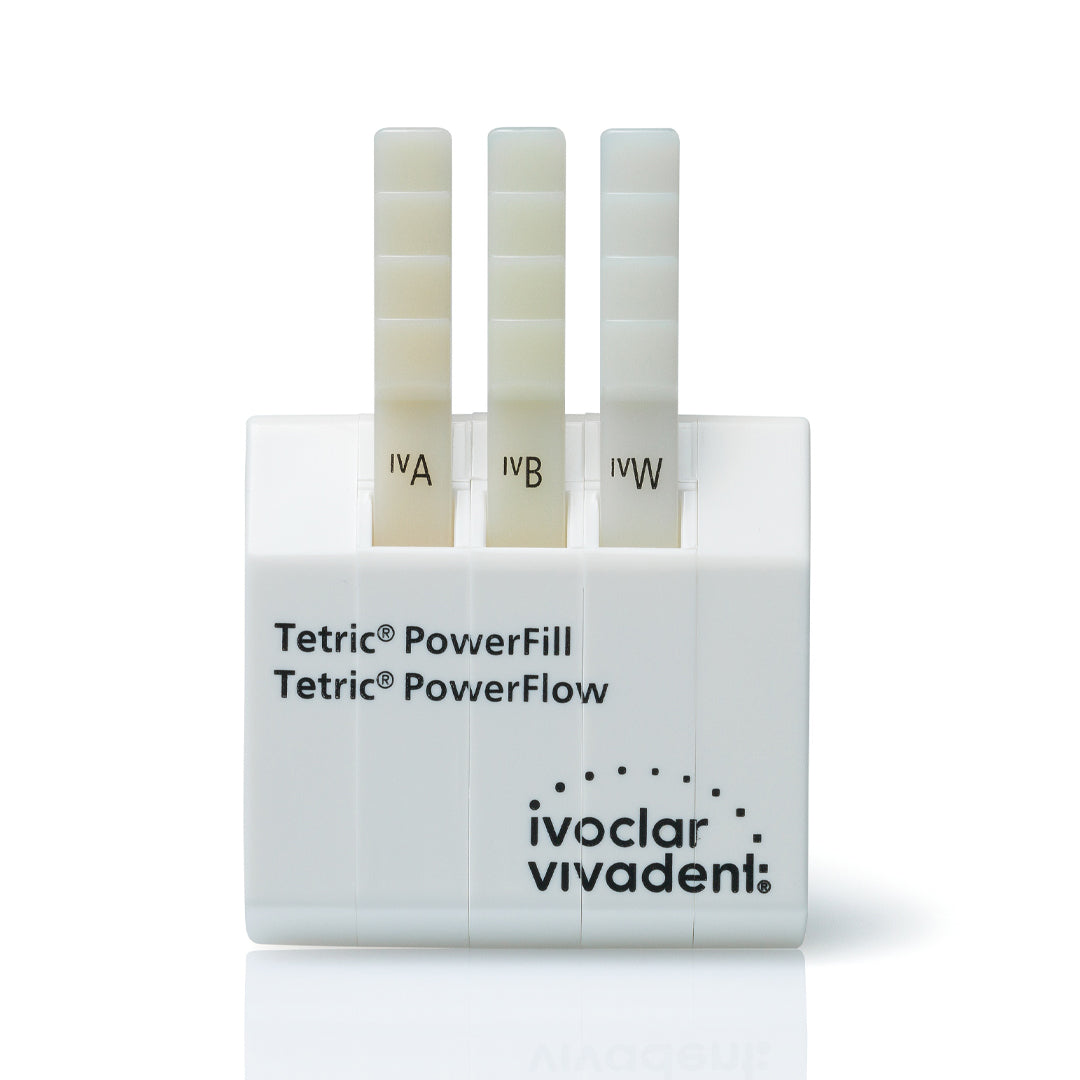 Tetric PowerFill & PowerFlow Shade Guide 