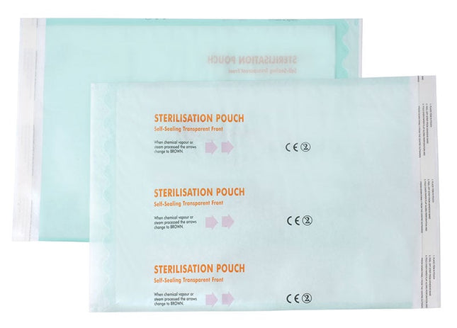 Sterilisation Pouches 254 x 375mm (10" x 14.75") 