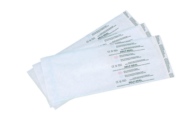 Self-Seal Sterilisation Pouches No. 530: 135 x 305mm (5 3/8" x 12") 