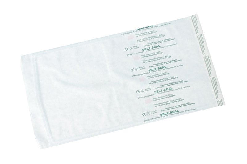Sterilisation Pouches No. 535: 190 x 330mm (7.5" x 13") 