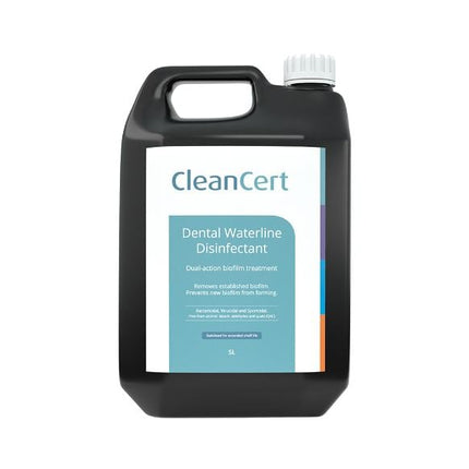 CleanCert Dental Water Line Disinfectant- dual action biofilm removal Economy Refill 
