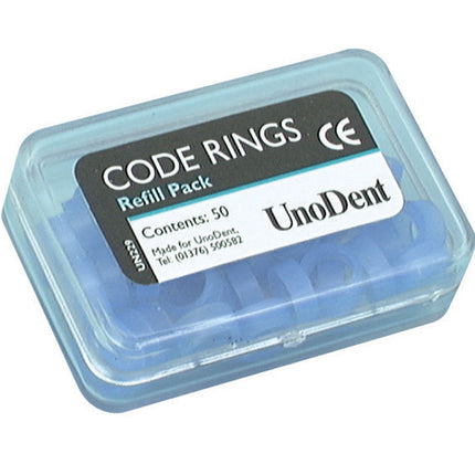 Code Rings Large Light Blue 