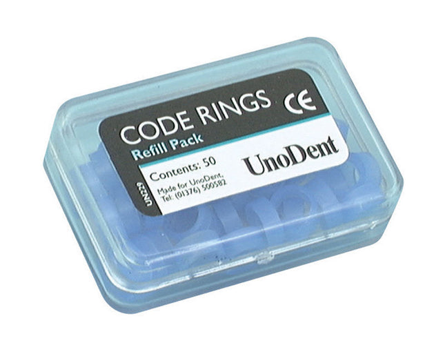 Code Rings Large Light Blue 