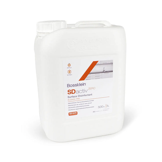 SDactiv ZERO Surface Disinfectant Alcohol Free  - Apple 5 Litre Refill 