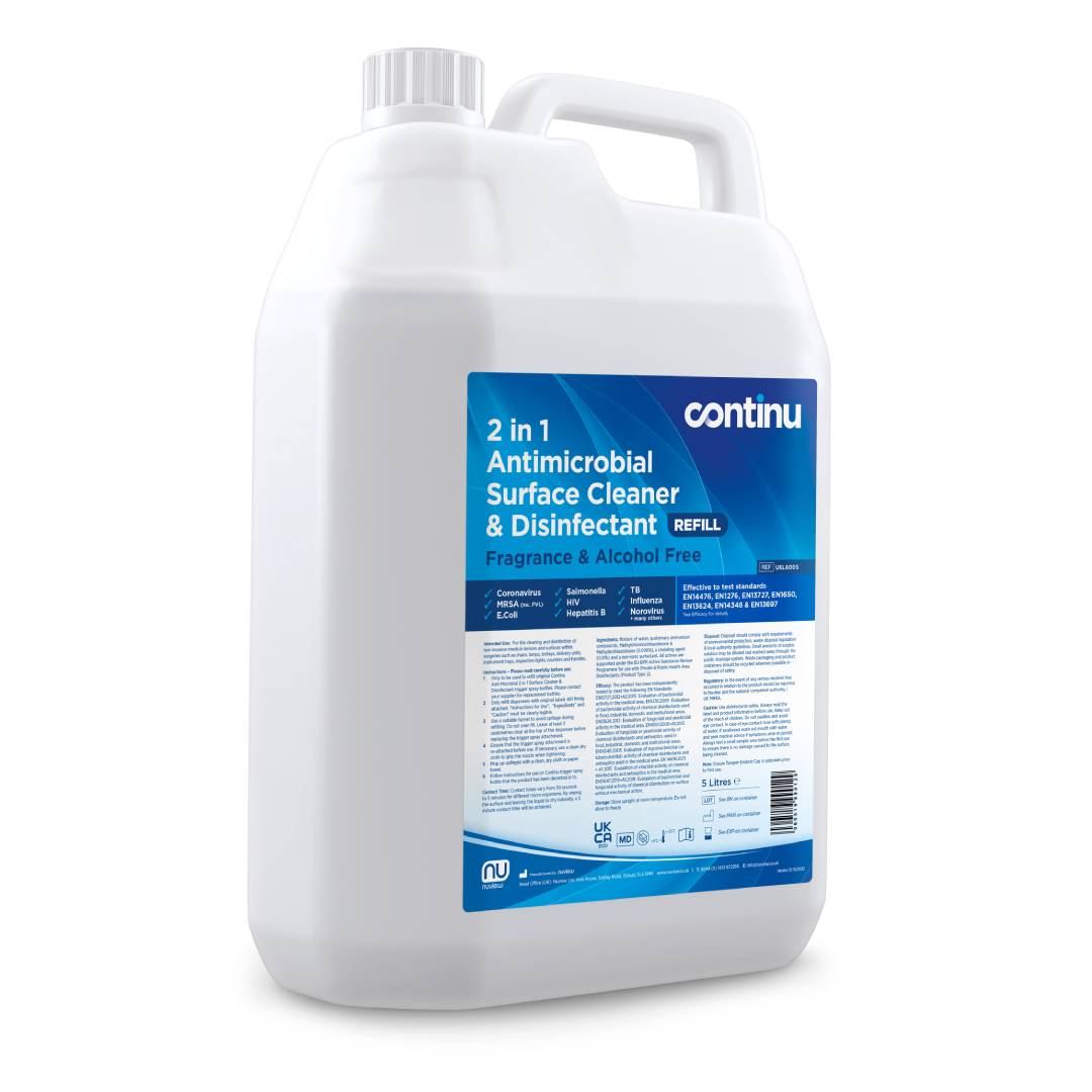 Continu 2 in 1 Cleaning and Disinfection 5L 