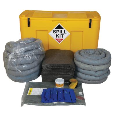 250L Spill Kits With Locker & Plug Rug Drain Cover