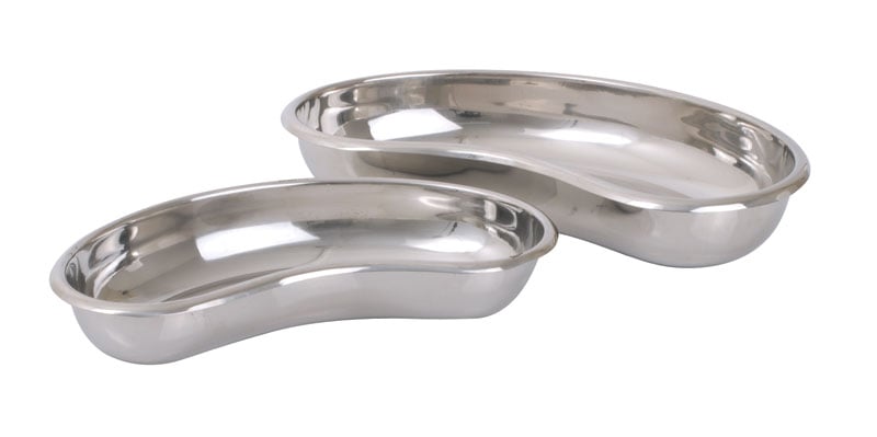 Kidney Dishes 8” - Stainless Steel - Autoclavable 