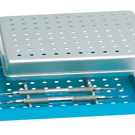 Instrument Tray - Mini Perforated Green (18cm x 14cm) 