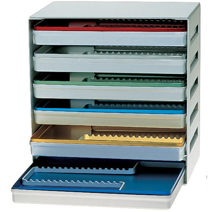 Instrument Tray Rack (empty) Holds 6, 28 x 18cm Trays 
