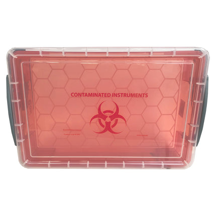InstruBox Contaminated Instruments - Red 