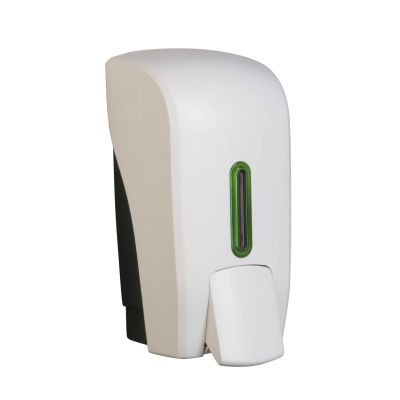 Halo 1 Litre Refillable Foam Soap Dispenser in Satin White
