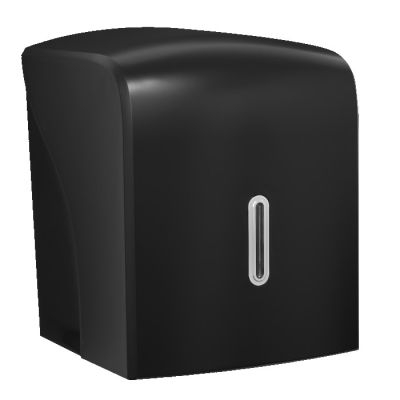 Halo Large Centrefeed Dispenser in Silk Touch Satin Black