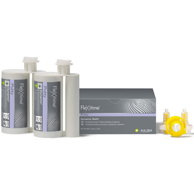 Flexitime Dynamix Impression Material Cartridge Refill Putty 