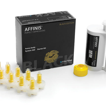 Affinis Impression Material - Black Edition Heavy Body System 360 Starter Kit 