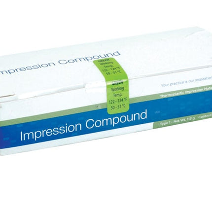 Impression Compound Sticks x 15 - Green (Temp 50Â°C) 