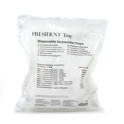 President Impression Trays Assorted 