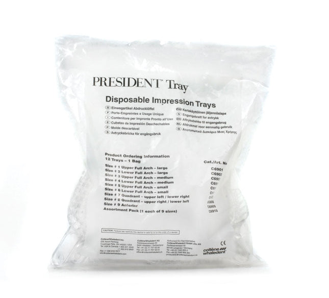 President Impression Trays Assorted 