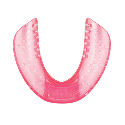 Kiara Impression Trays Edentulous Lower Large Deep  4 Pink 