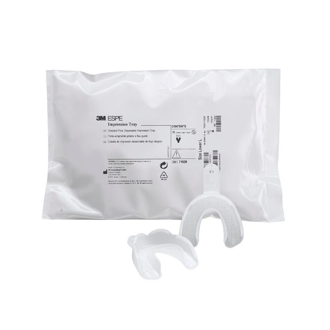 3M Disposable Impression Tray Lower Jaw Size Medium 