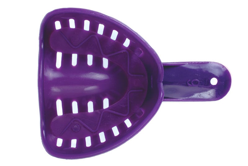 Orthodontic Impression Trays Size 6 Upper Purple X-Large 