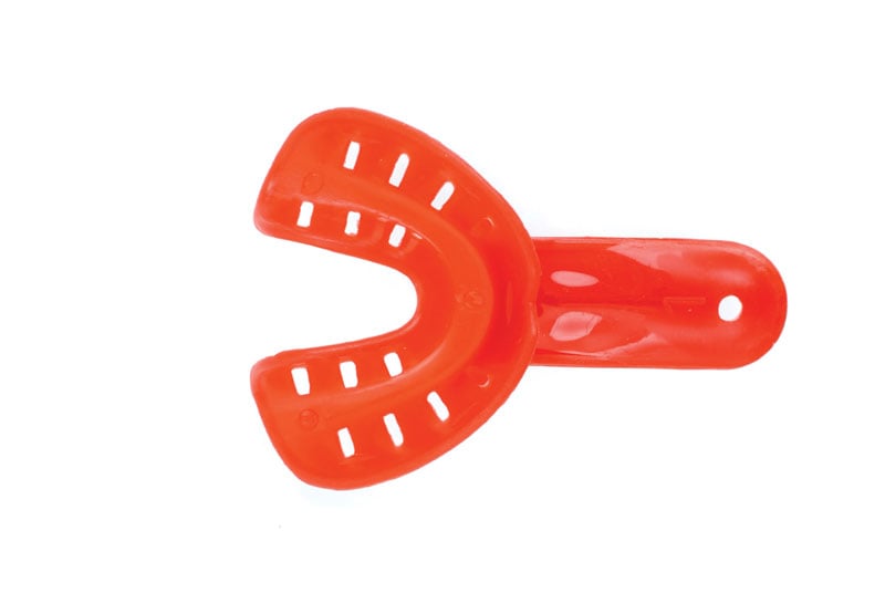 Orthodontic Impression Trays Size 1 Lower Red Child 
