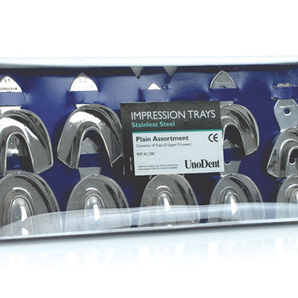 Stainless Steel Impression Trays Plain Assorted 