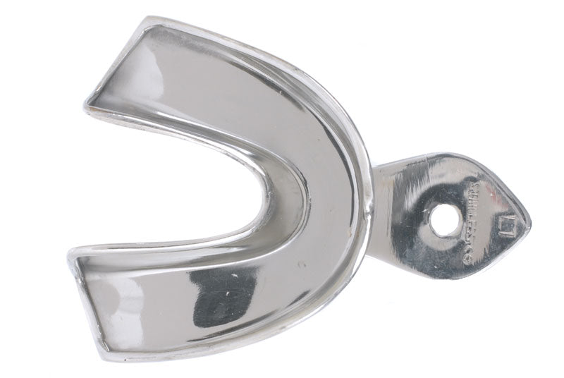 Stainless Steel Impression Trays Plain Lower No.1 XS 