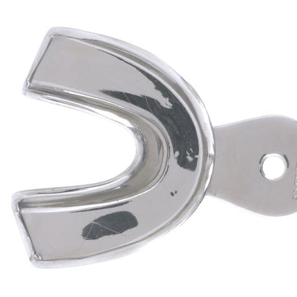 Stainless Steel Impression Trays Plain Lower No.4 Large 