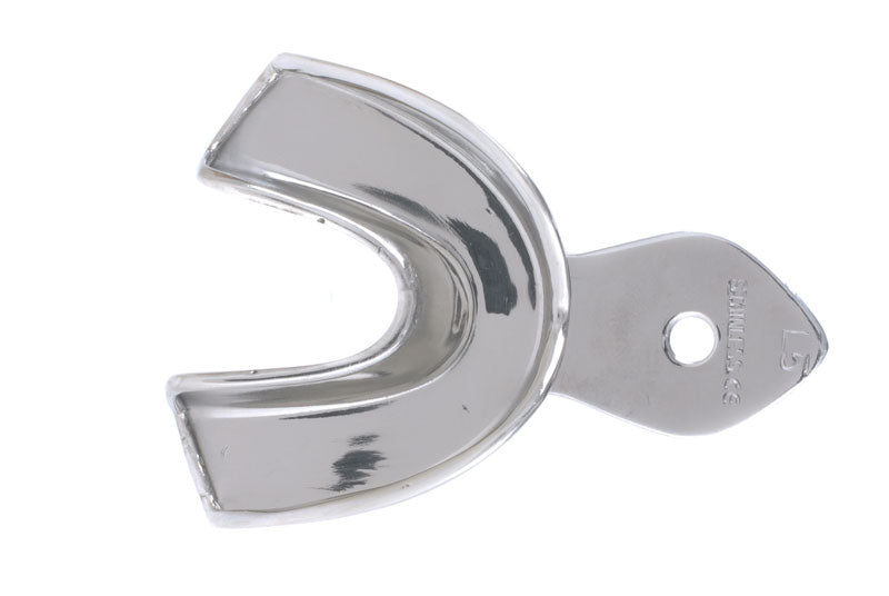 Stainless Steel Impression Trays Plain Lower No.5 XL 