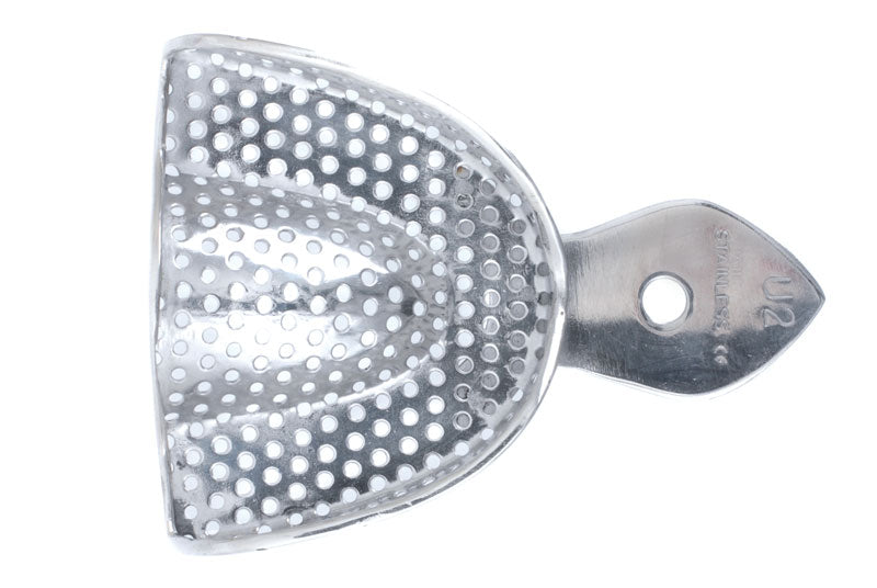 Stainless Steel Impression Trays Perforated Upper No.2 Small 