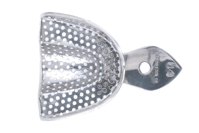 Stainless Steel Impression Trays Perforated Upper No.4 Large 