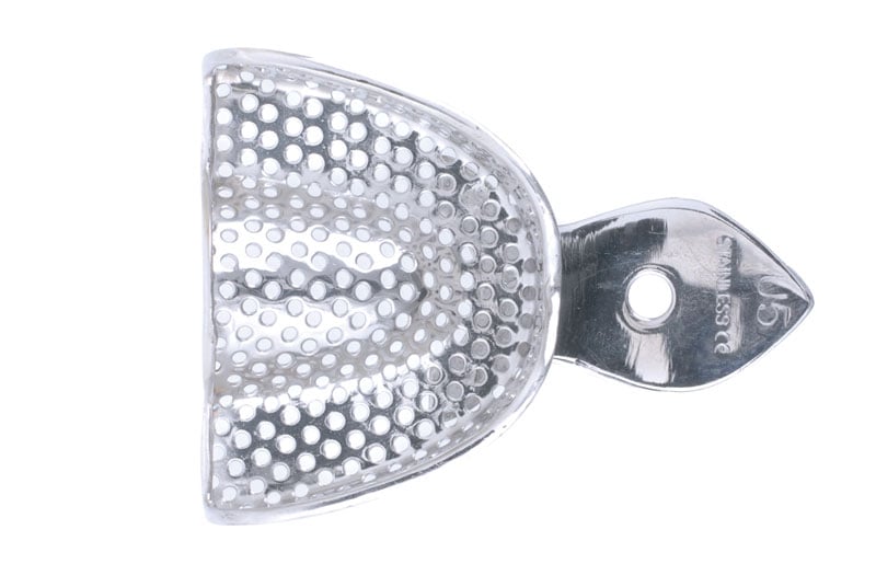 Stainless Steel Impression Trays Perforated Upper No.5 XL 