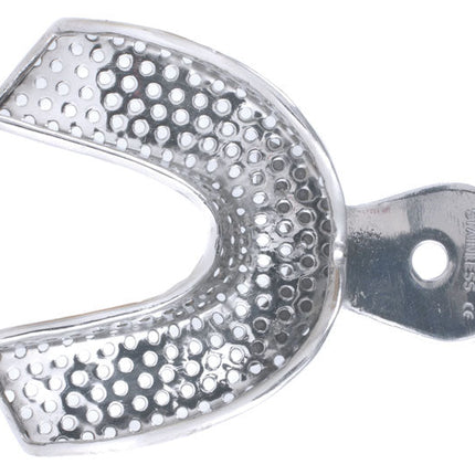 Stainless Steel Impression Trays Perforated Lower No.1 XS 