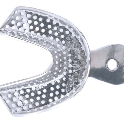 Stainless Steel Impression Trays Perforated Lower No.2 Small 