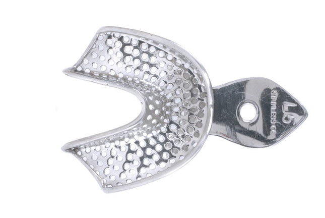 Stainless Steel Impression Trays Perforated Lower No.5 XL 