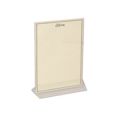 A5 Menu Holder - Clear Perspex