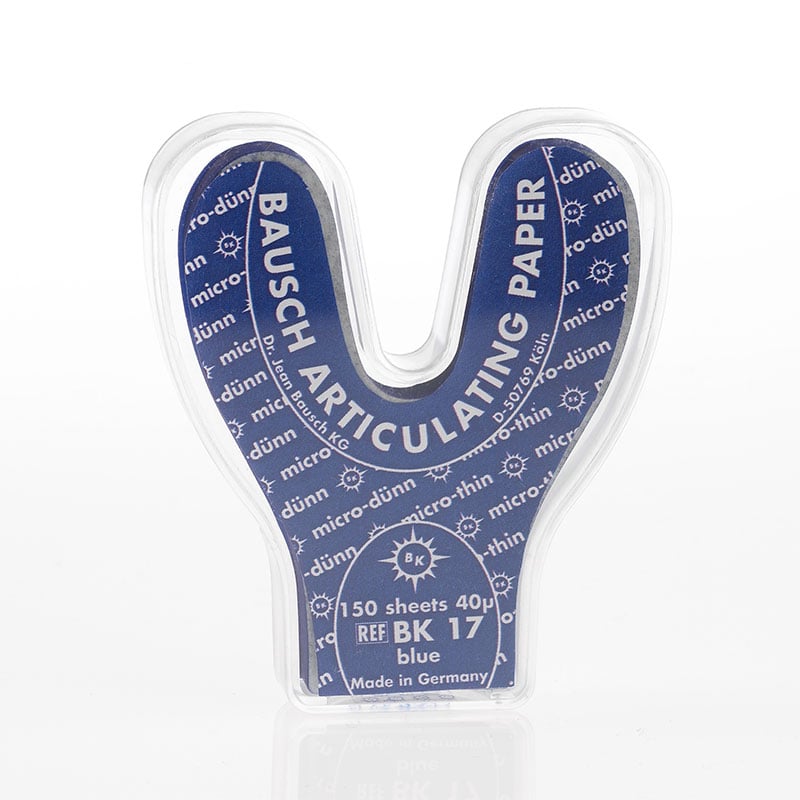 Articulating Paper Blue BK 17 - Extra Thin Horseshoe 40µ 