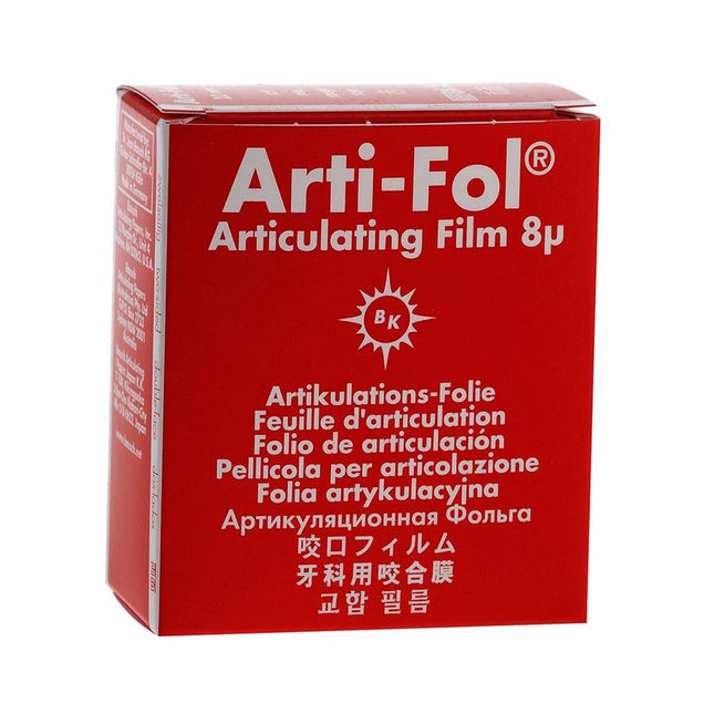 Arti-Fol Articulating Film Red 22mm 2-Sided BK 25 8Âµ 