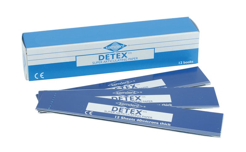 Detex Articulating Paper Blue/Blue 1” x 5” - 40µ 