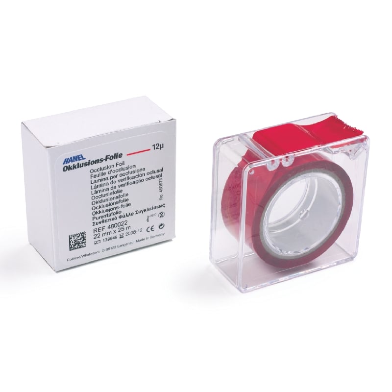 Occlusion Foil 12 mµ double-sided - 22 mm Green 