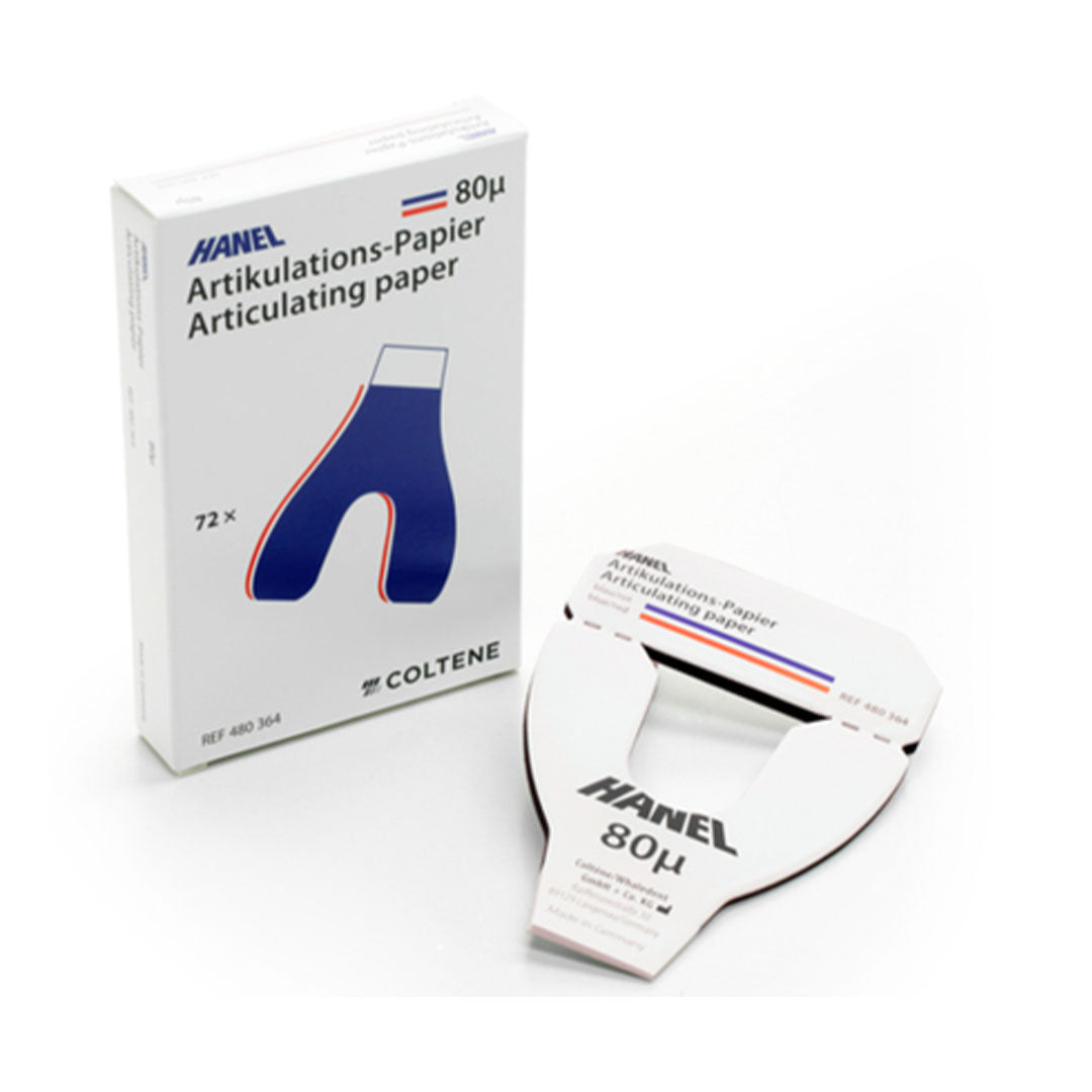 Hanel Articulating Paper U Shape Blue/Red 80µ 